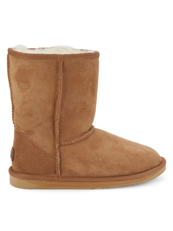 Australia Luxe Collective Cosy Short Sheepskin & Suede Snow Boots